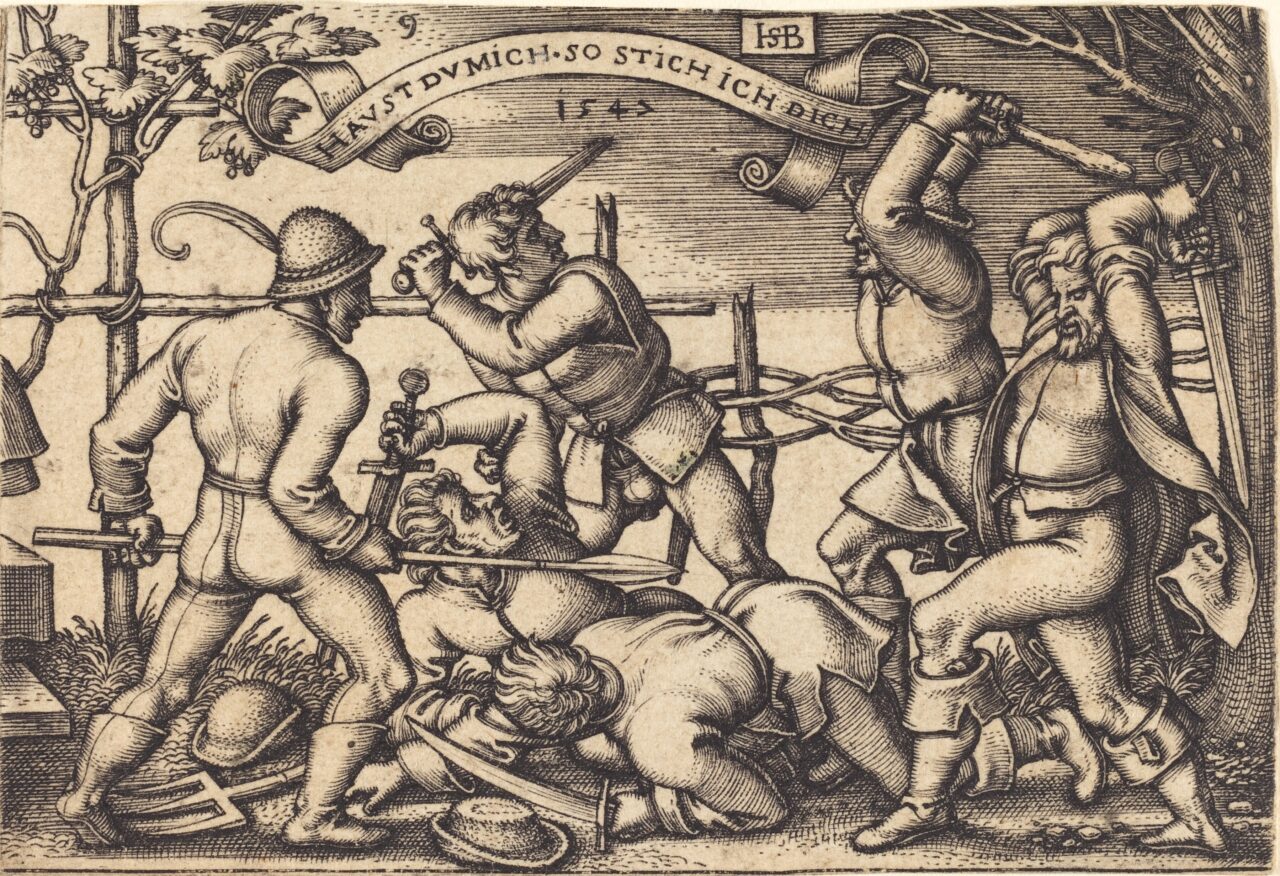 the peasant fight, 1547